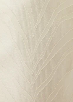 Audrina Padded Textured Column Midi Dress