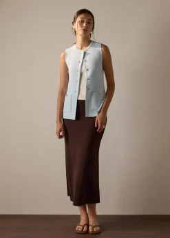 Ayami Knit A-line Midaxi Skirt