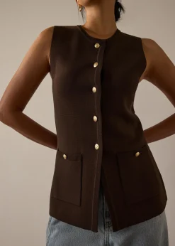 Ayami Knit Fitted Vest