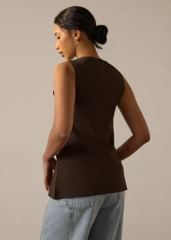 Ayami Knit Fitted Vest