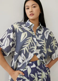 Azari Button Down Shirt in Tropical Breeze