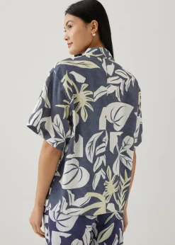 Azari Button Down Shirt in Tropical Breeze