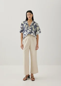 Azari Button Down Shirt in Tropical Breeze