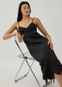 Azela Padded Cut Out Flare Dress