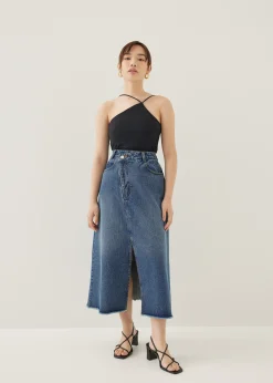 Babeth Padded Jersey Asymmetric Top