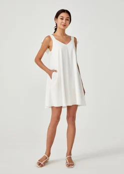 Basia Tie Shoulder Dress