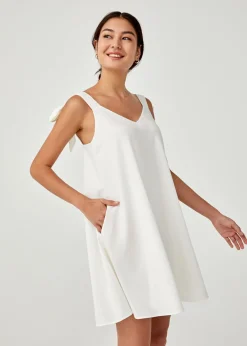 Basia Tie Shoulder Dress