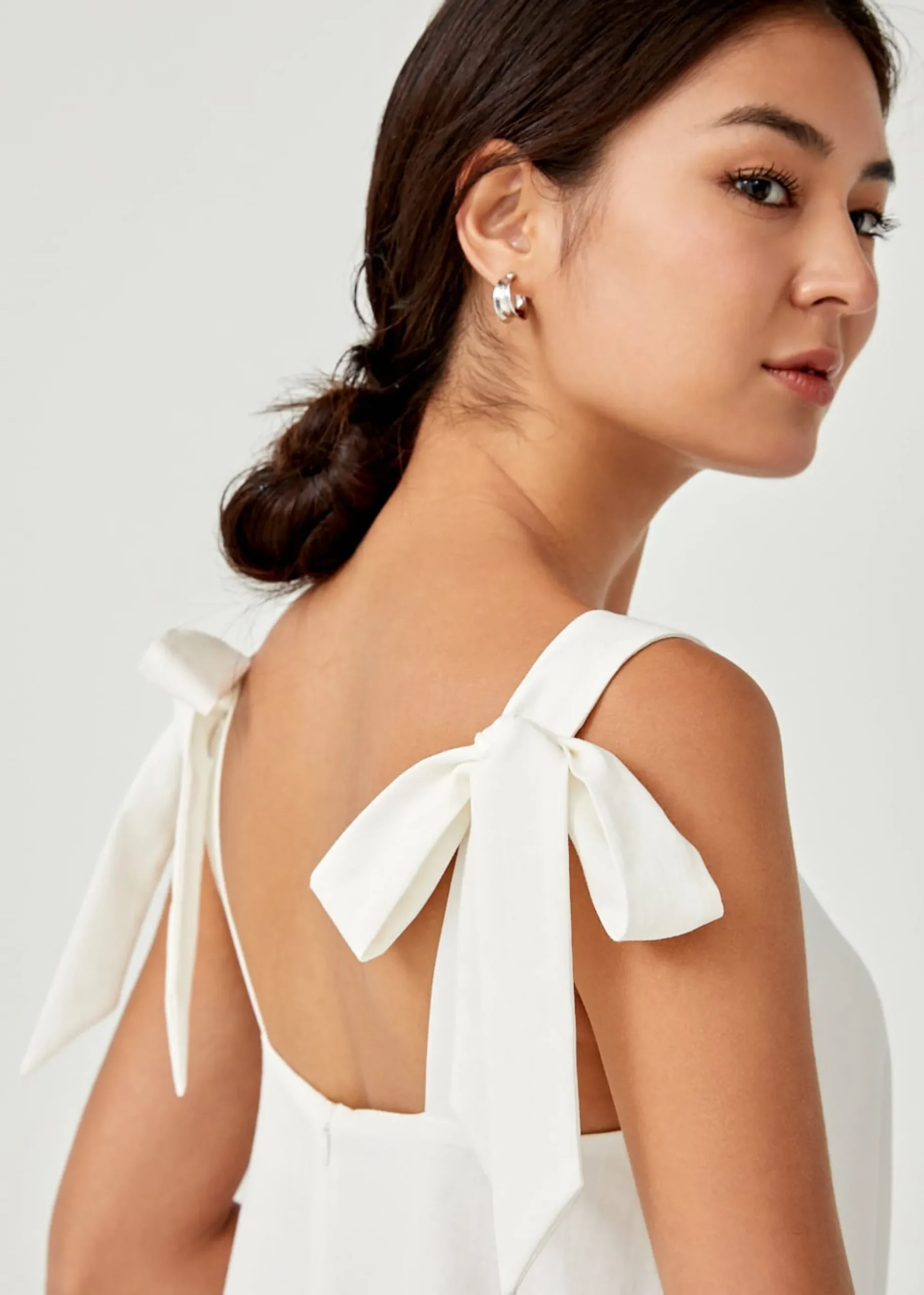 Basia Tie Shoulder Dress