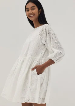 Beatriz Broderie Puff Sleeve Dress