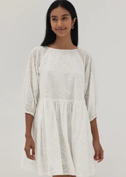 Beatriz Broderie Puff Sleeve Dress