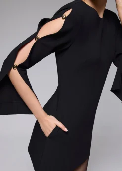 Bell Sleeve Shift Mini Dress