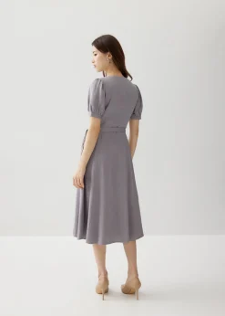 Berenice Linen Wrap Dress
