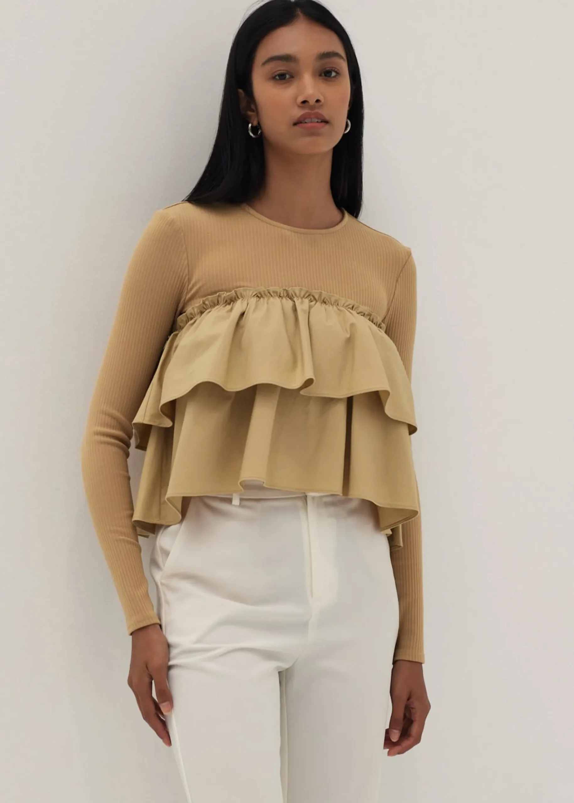Bernice Tiered Frill Top
