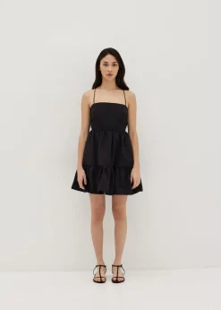 Bessie Padded Tie Back Dress
