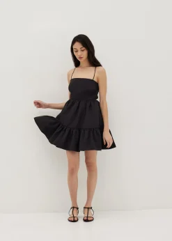Bessie Padded Tie Back Dress