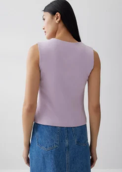 Betina Drape Jersey Tank