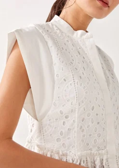 Bevelia Broderie Mini Dress