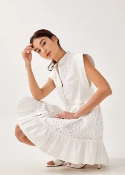 Bevelia Broderie Mini Dress