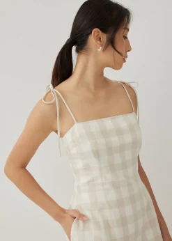 Bitsy Gingham Camisole Mini Dress