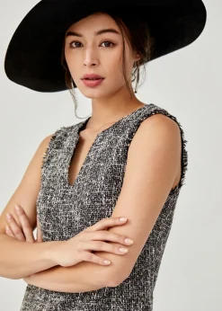 Blaer Tweed Shift Dress