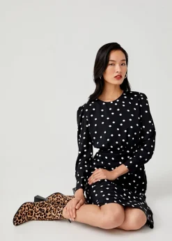 Blaise Midi Polka Dot Dress