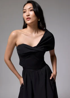 BraFree by LB Asymmetric Front Twist Top