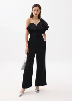 BraFree by LB Asymmetric Puff Sleeve Top