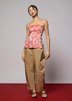 BraFree by LB Brocade Fitted Tube Top