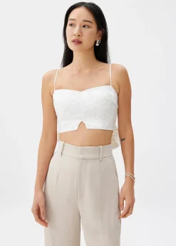 BraFree by LB Jacquard Bustier Camisole Top