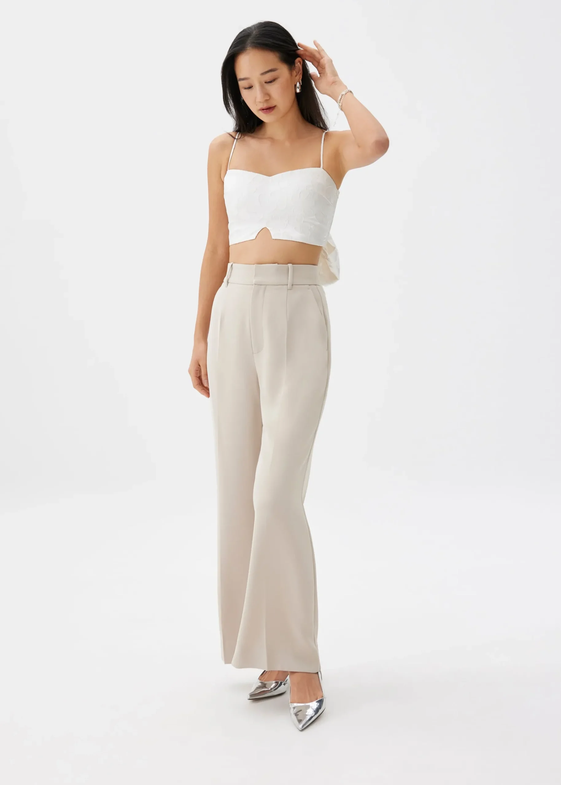 BraFree by LB Jacquard Bustier Camisole Top