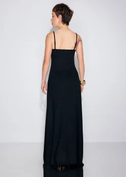 BraFree by LB Jersey Scoop Neck Shaper Maxi Dress