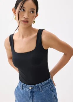 BraFree by LB Jersey Square Neck Top