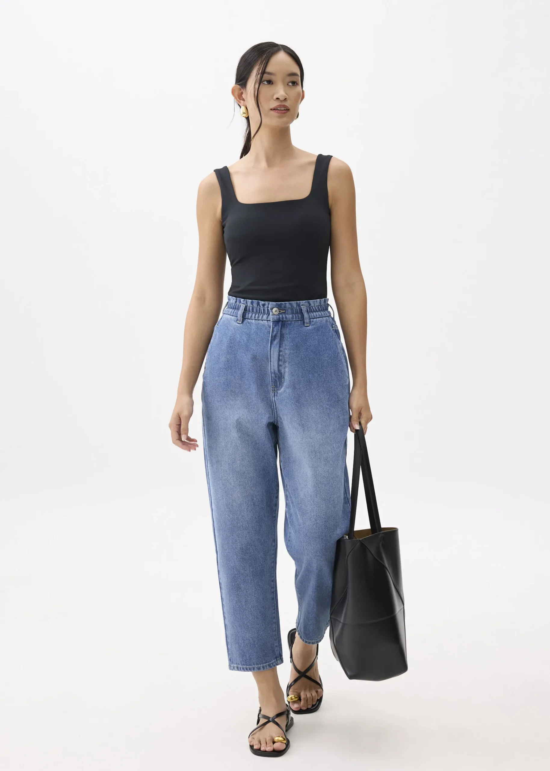 BraFree by LB Jersey Square Neck Top