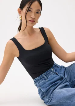 BraFree by LB Jersey Square Neck Top