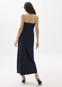 BraFree by LB Satin Tube Maxi Dress