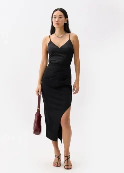 BraFree by LB Satin V-neck Camisole Top