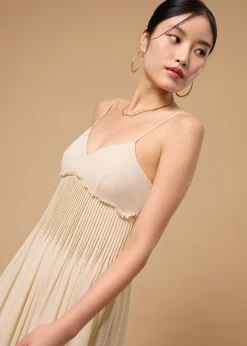 BraFree by LB Sheer Fit & Flare Floor Length Dress