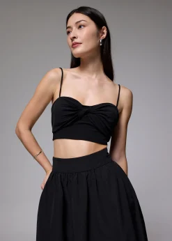 BraFree by LB Sweetheart Crop Camisole Top