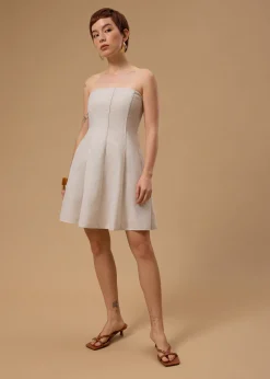 BraFree by LB Tube Fit & Flare Mini Dress in Garden City Blooms