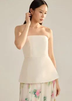 BraFree by LB Tube Top With Ribbon Tie