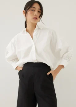 Brienne Cotton Puff Sleeve Shirt