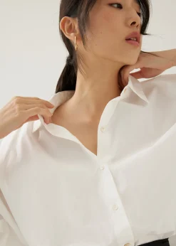 Brienne Cotton Puff Sleeve Shirt