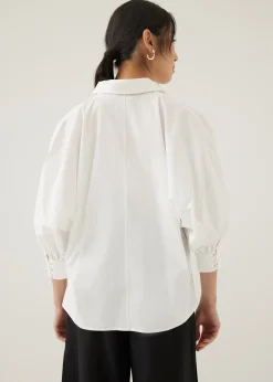 Brienne Cotton Puff Sleeve Shirt