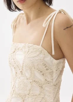 Broderie A-line Mini Dress