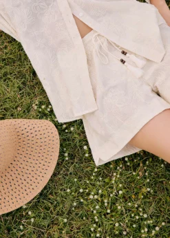 Broderie Tailored Shorts