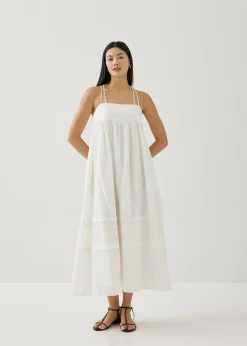 Bryle Textured Cotton Midaxi Dress