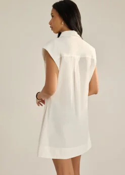 Button Down Mini Dress