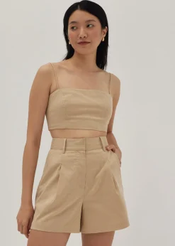 Camae Striped Crop Top