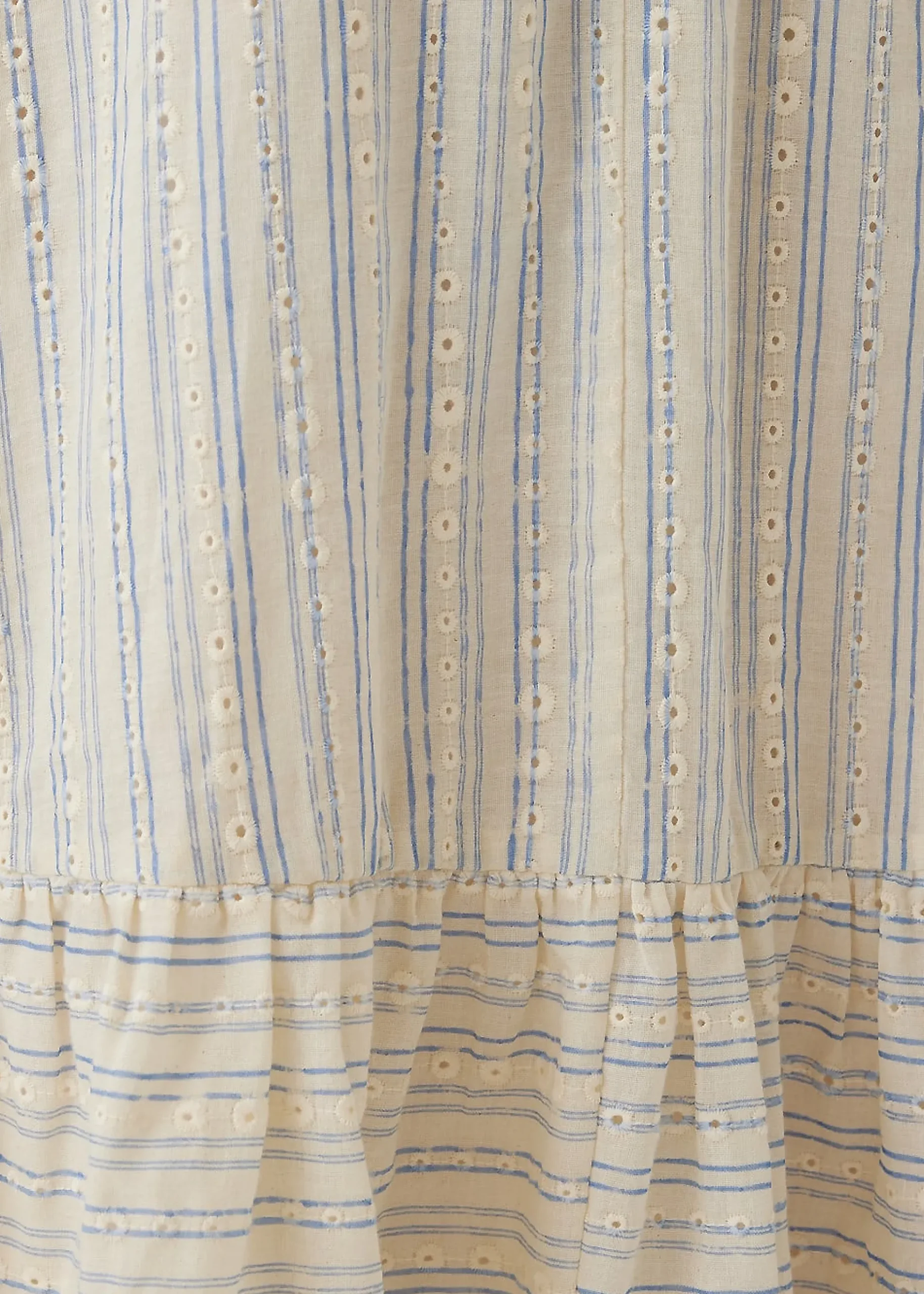 Camilla Striped Broderie Panel Dress