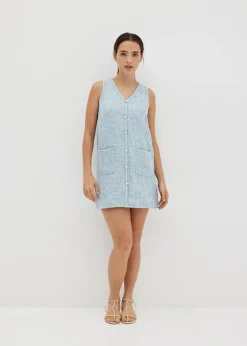 Cayley Tweed Shift Dress